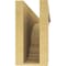 Ekena Millwork 6"W x 36"D x 12"H Thin Warren Rough Cedar Woodgrain TimberThane Corbel, Primed Tan CORUR06X36X12WARRCPR - alternate 4